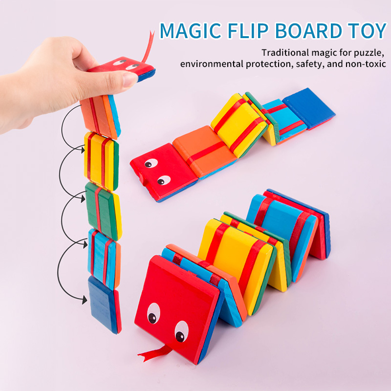 Kids Toys 2 Year Old - Children's Wooden Educational Color Cognitive Toy