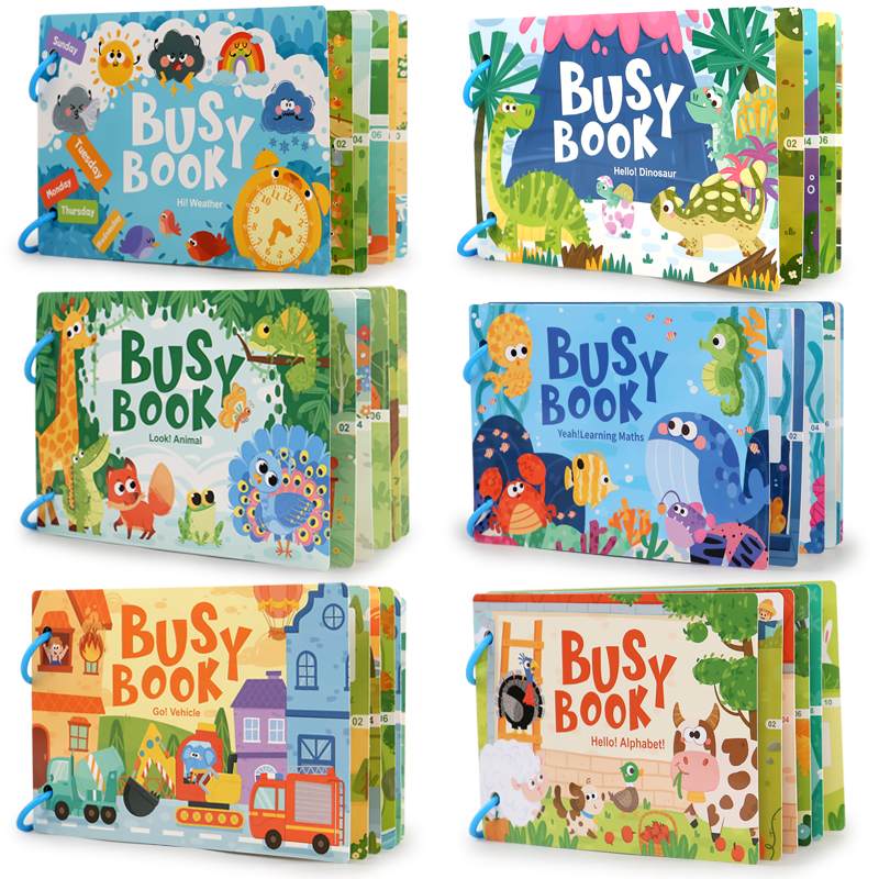 Kids Toys 2 Year Old - Montessori Baby Busy book My First
