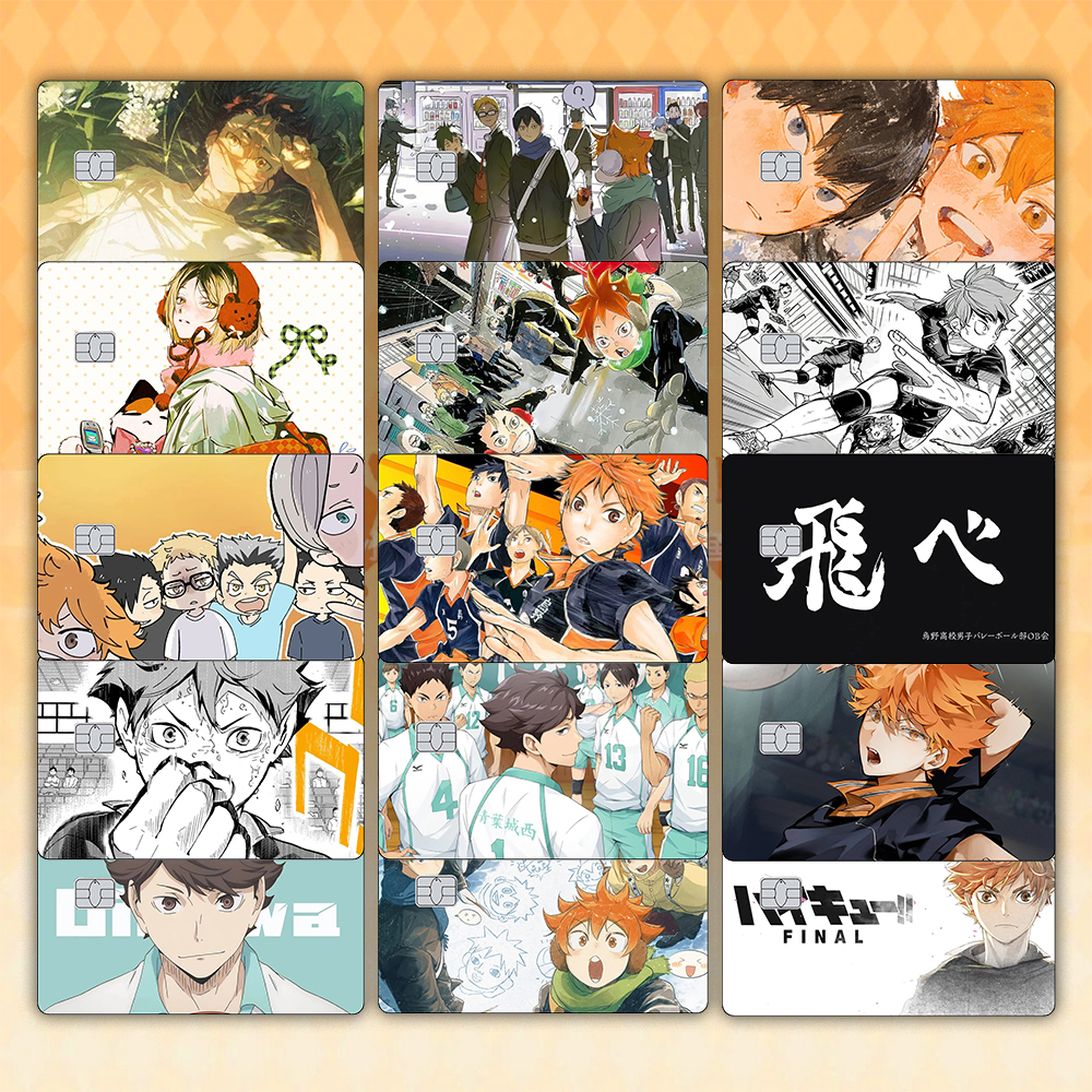 Kids Toys Jcb - Japanese Anime Haikyuu Credit Card Skin