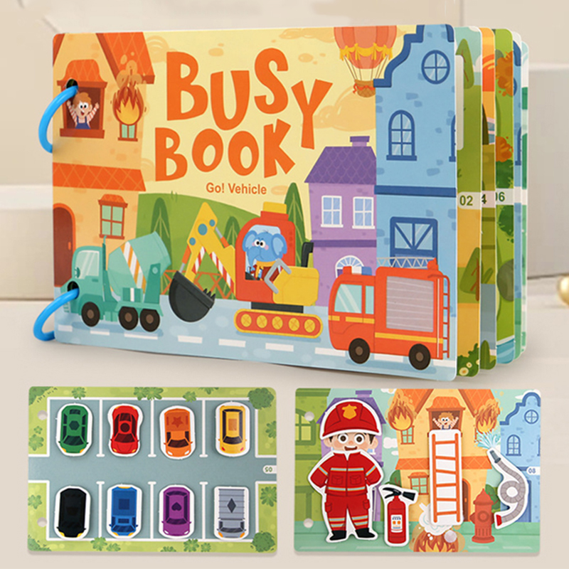 Kids Toys 2 Year Old - Montessori Baby Busy book My First