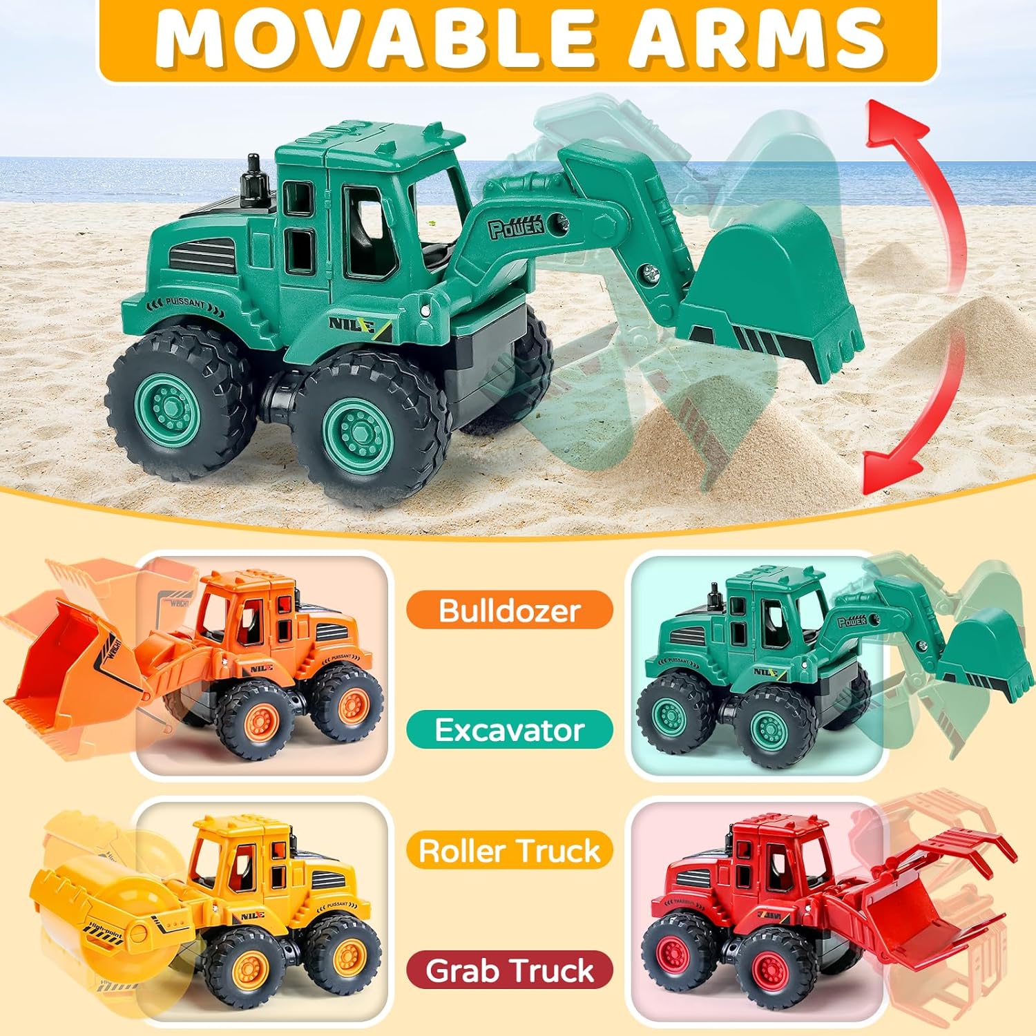 Construction Toys for Boys Kid - مراجعة Kids Toys Jcb وسعره
