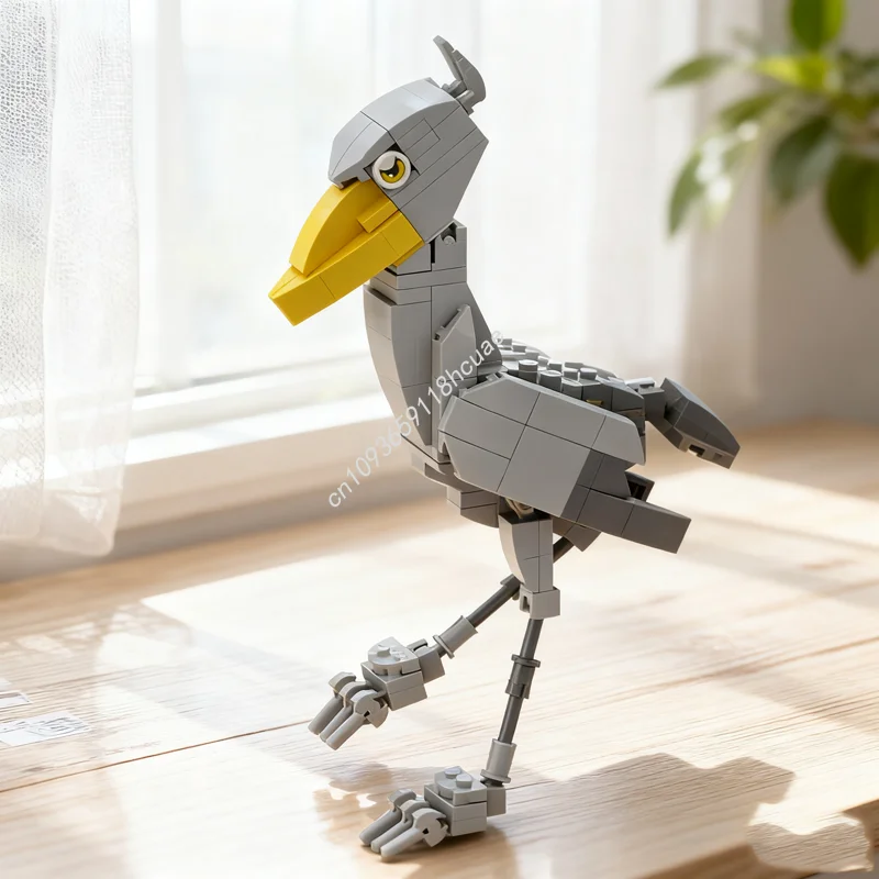 116pcs MOC Shoebill Accurate E - مراجعة Kids Toys Very وسعره