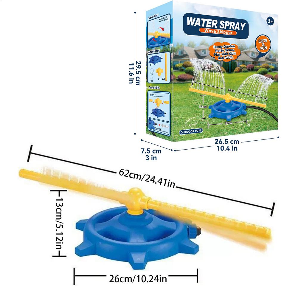 360 Degree Water Sprinkler Rot - مراجعة Kids Yard Toys وسعره