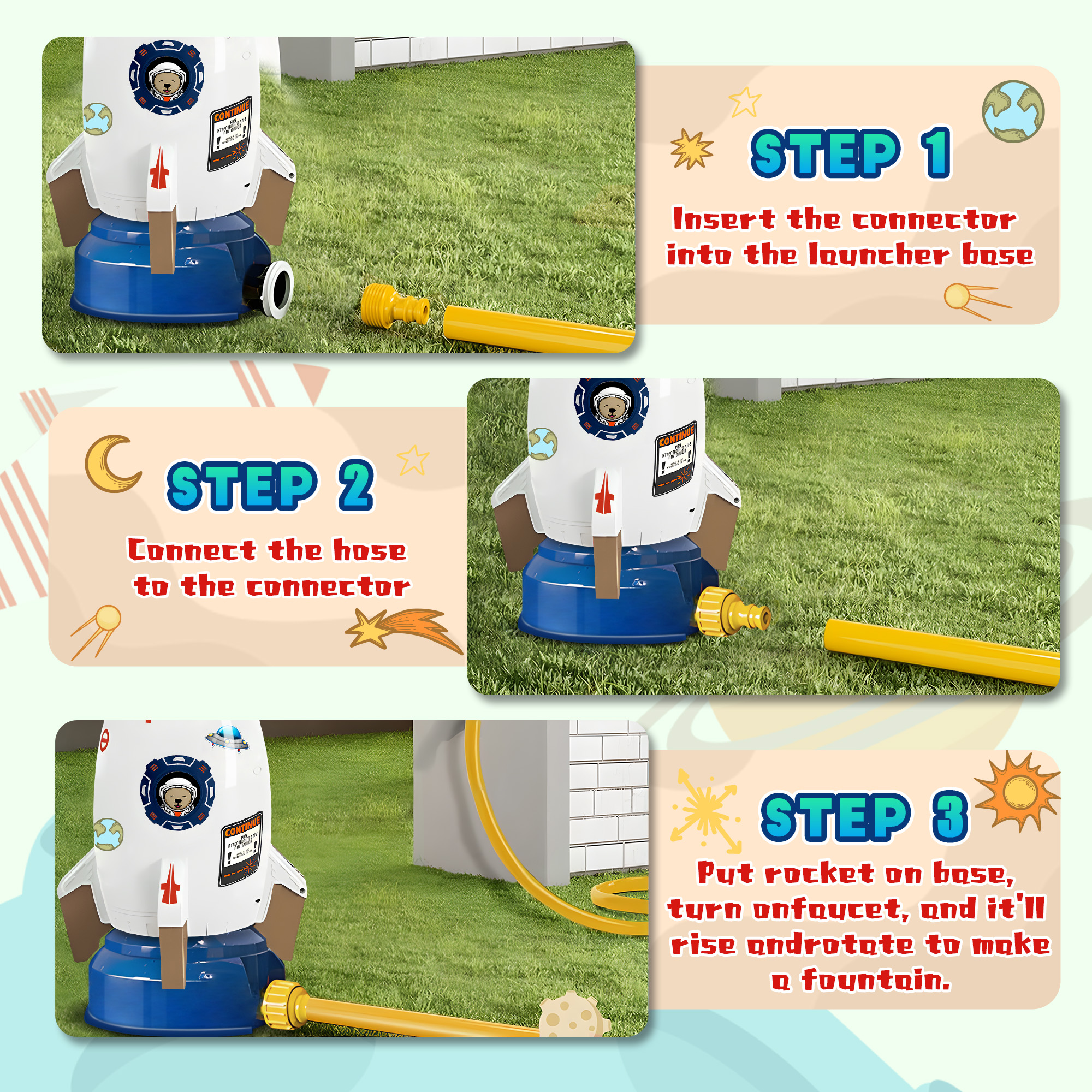 Sprinkler for Kids Outdoor Roc - مراجعة Kids Yard Toys وسعره