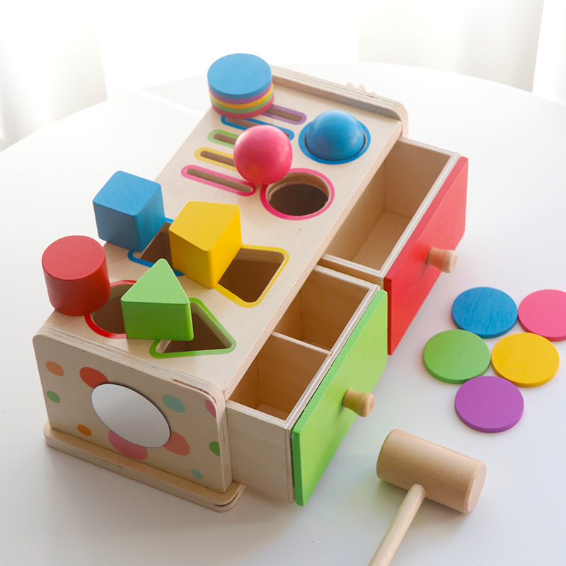 Montessori Wooden Sorting Stac - مراجعة Kids Toys Drawers وسعره