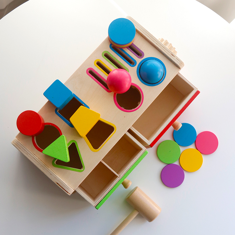 Montessori Wooden Sorting Stac - مراجعة Kids Toys Drawers وسعره