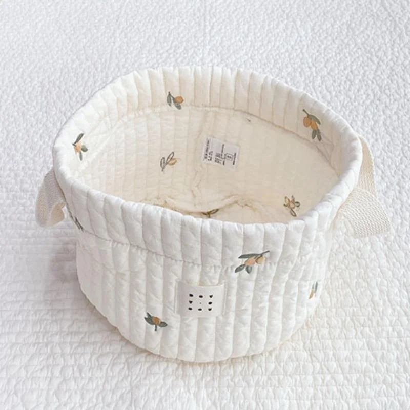 Cute Bear Embroidery Diaper Ba - مراجعة Kids Toys Basket وسعره
