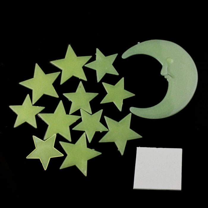 Stars Moon Glow In Dark Fluore - مراجعة Glow In Dark Stars وسعره