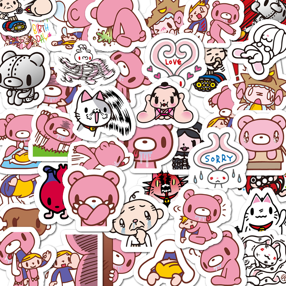 40pcs Cartoon Gloomy Bear & CH - مراجعة Kids Toys Laptop وسعره