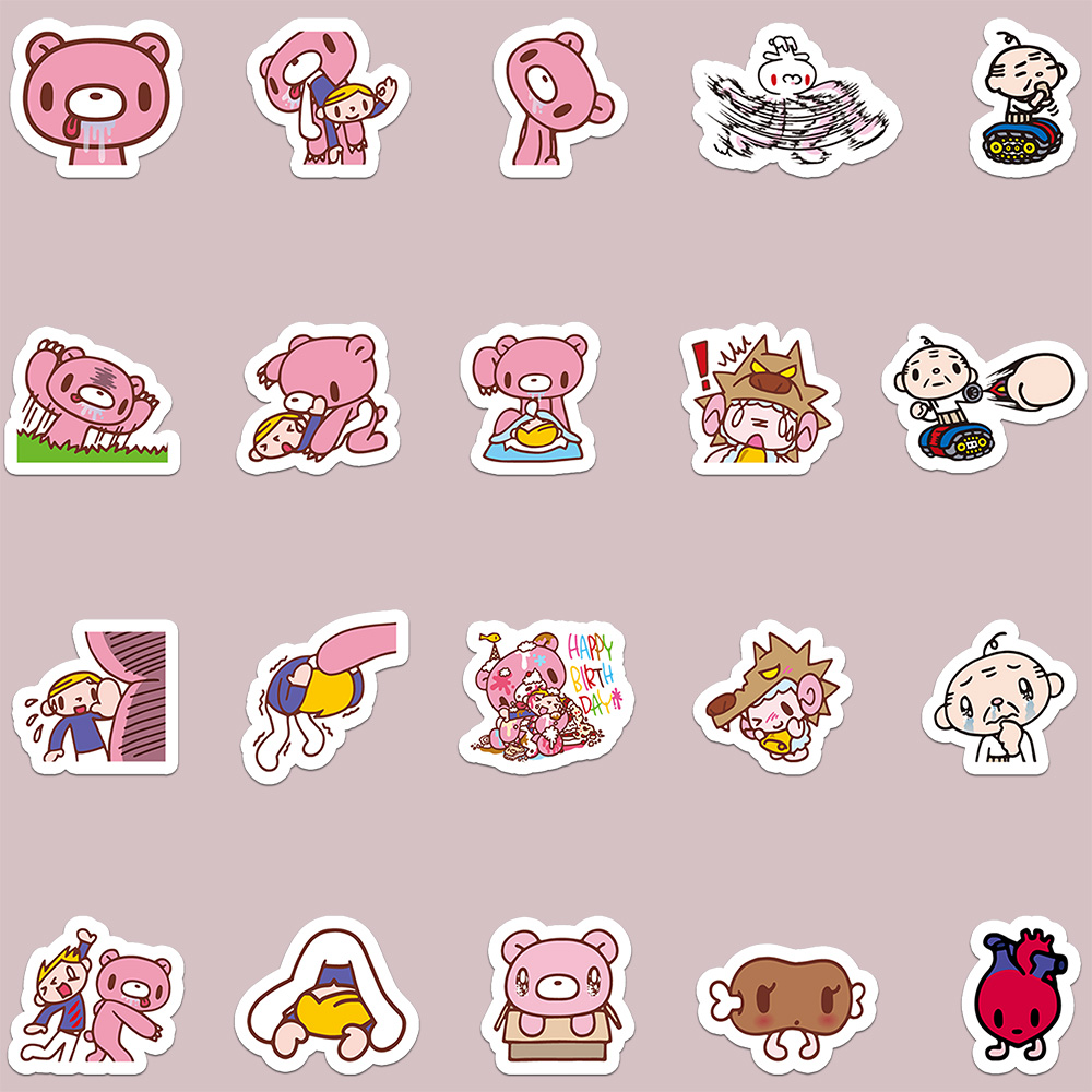 40pcs Cartoon Gloomy Bear & CH - مراجعة Kids Toys Laptop وسعره