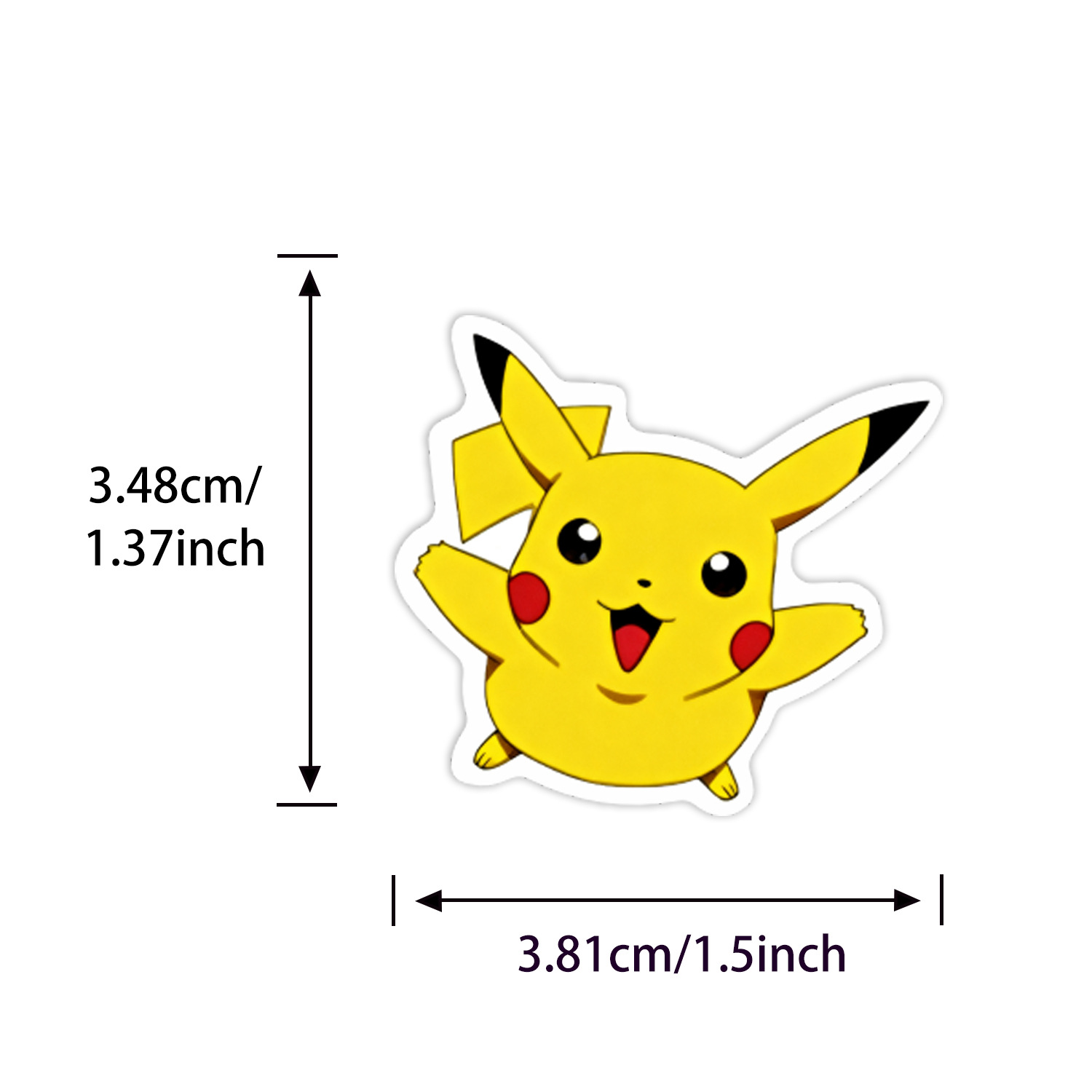 100/200pcs Pokemon Anime Stick - مراجعة Kids Toys Laptop وسعره