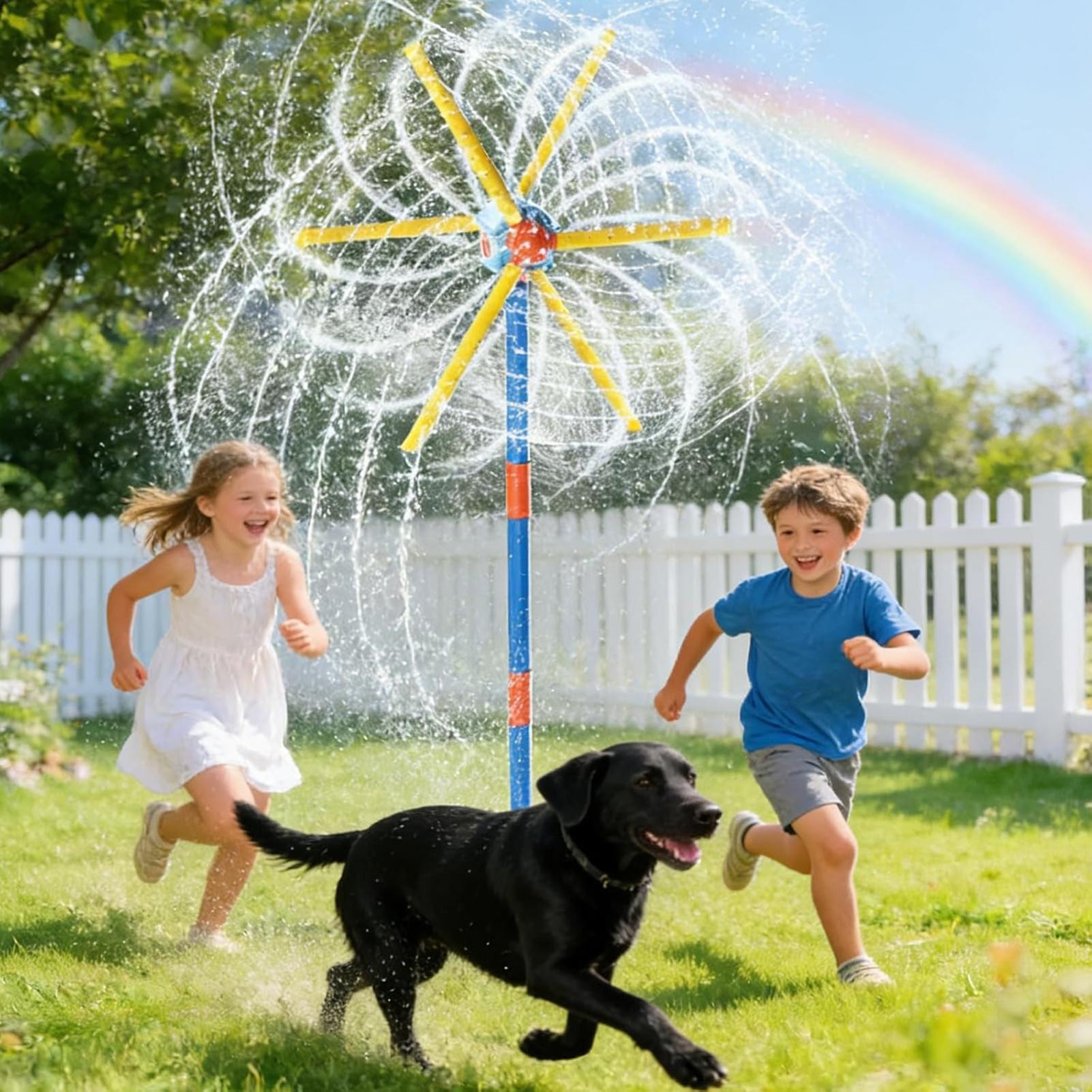 Kids Sprinkler Windmill Fun Sp - مراجعة Kids Yard Toys وسعره