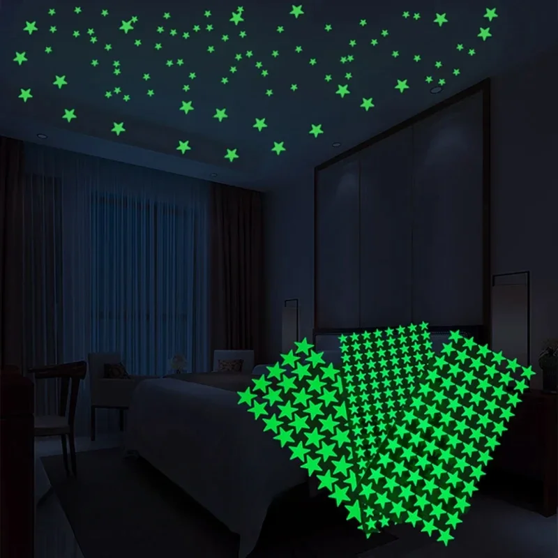 Luminous Wall Stickers for Kid - مراجعة Glow In Dark Stars وسعره