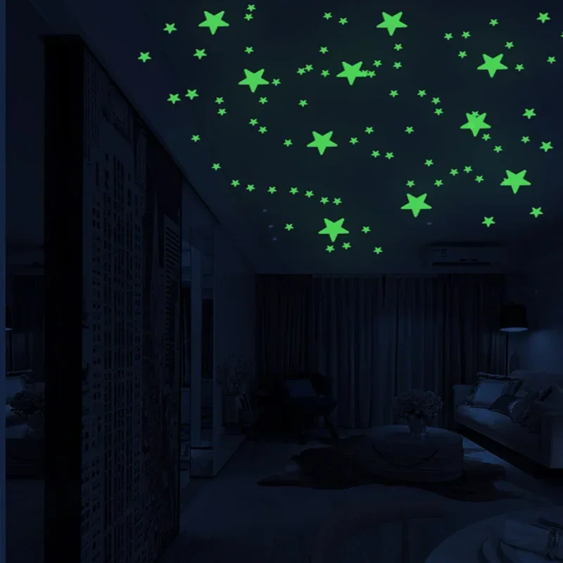 Luminous Wall Stickers for Kid - مراجعة Glow In Dark Stars وسعره