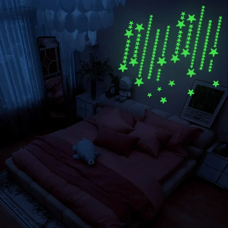 Luminous Wall Stickers for Kid - مراجعة Glow In Dark Stars وسعره