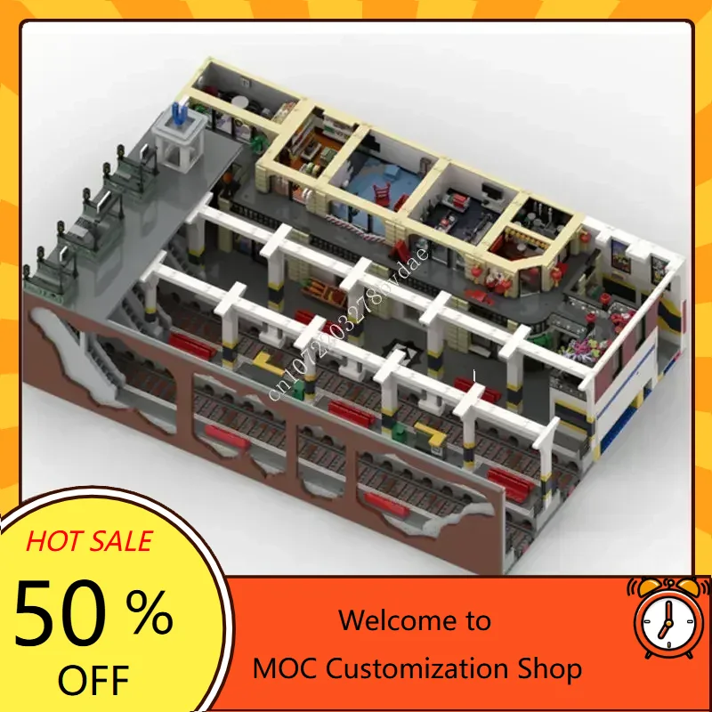 11937PCS Subway Station And Ma - مراجعة Kids Toys Mall وسعره