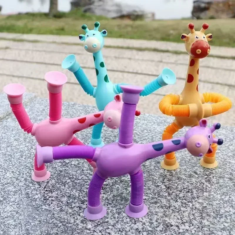 15Pcs Giraffe Pop Tube Suction - مراجعة Kids Toys Youtube وسعره
