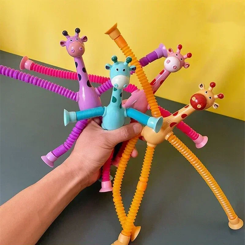 15Pcs Giraffe Pop Tube Suction - مراجعة Kids Toys Youtube وسعره