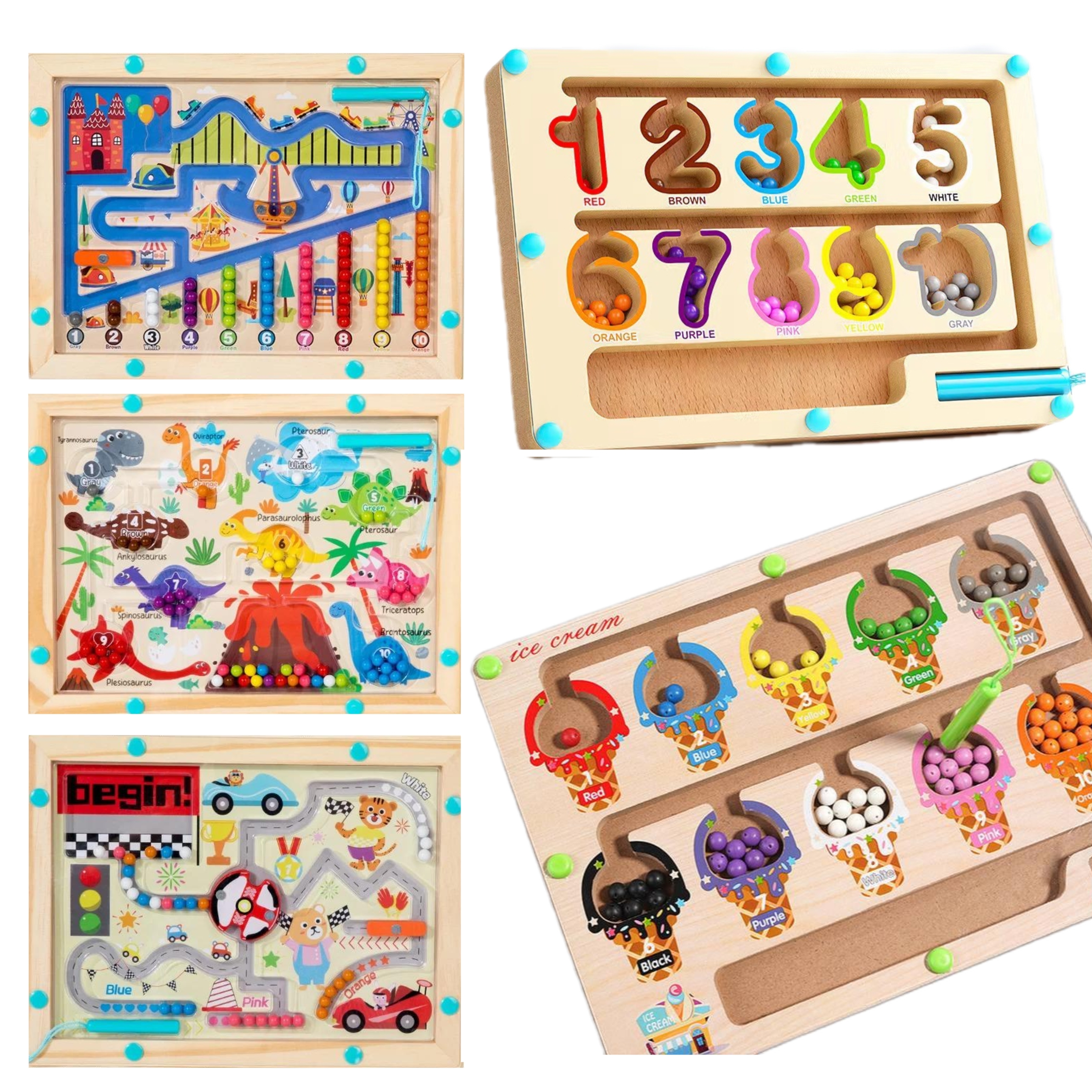 Montessori Magnetic Color Sort - مراجعة Kids Toys 2 Year Old وسعره
