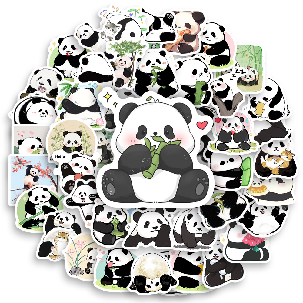 Cute Cartoon Panda Stickers Wa - مراجعة Kids Toys Laptop وسعره
