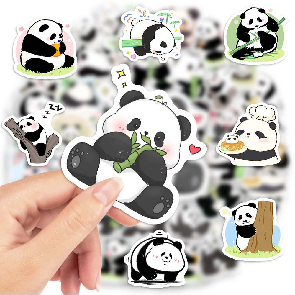 Cute Cartoon Panda Stickers Wa - مراجعة Kids Toys Laptop وسعره