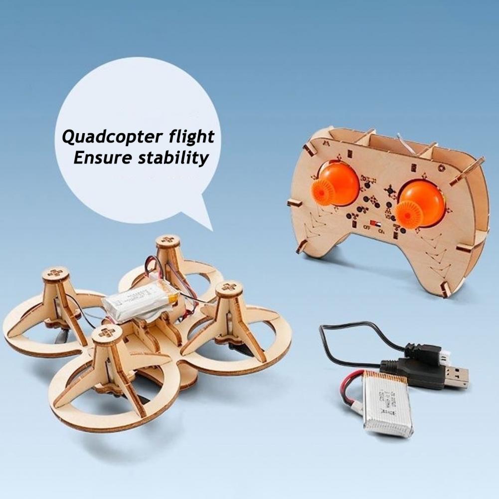 Rc Drone Toy Wooden Drone Puzz - مراجعة Kids Toys Helicopter وسعره