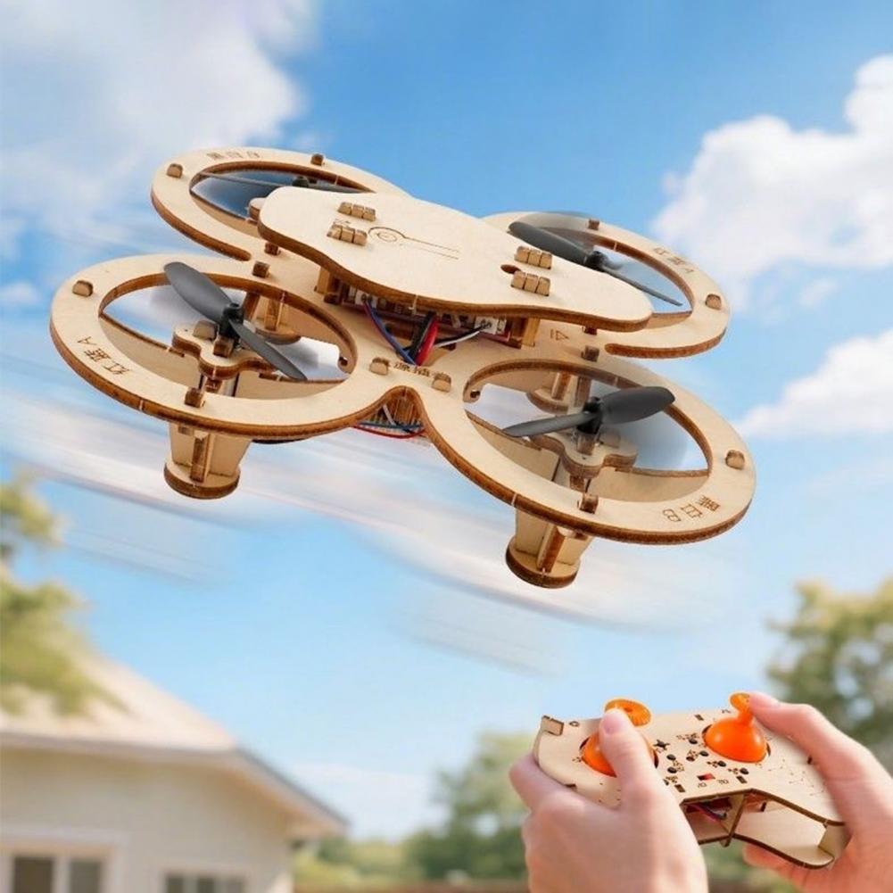 Rc Drone Toy Wooden Drone Puzz - مراجعة Kids Toys Helicopter وسعره