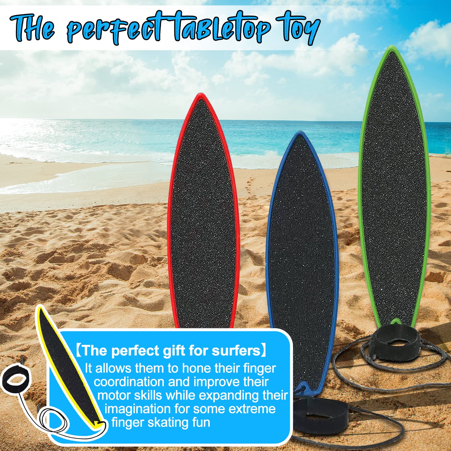 Finger Surfboard Wind Surfing  - مراجعة Kids Toys Scooter وسعره