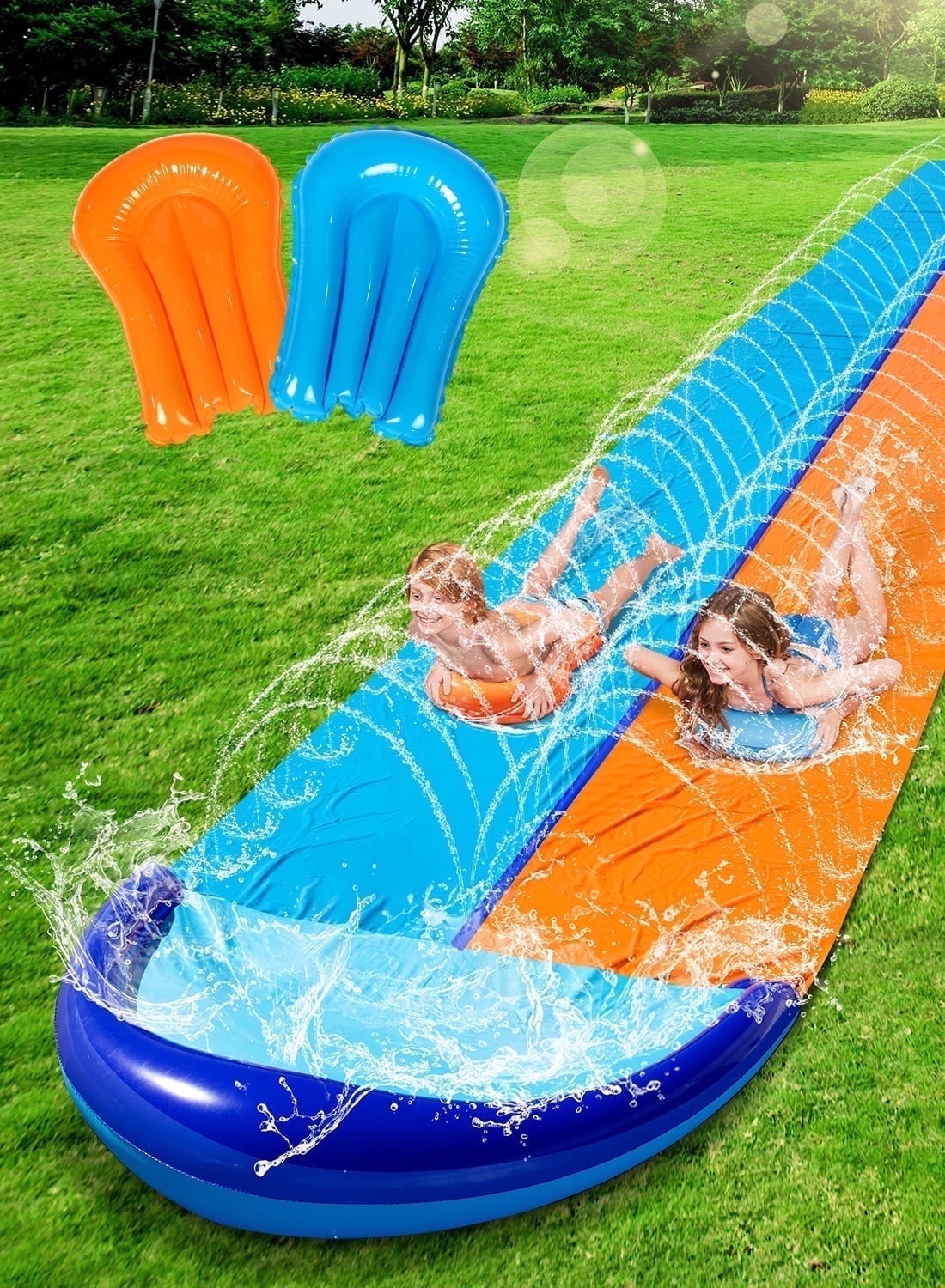 22.5 Ft Triple Water Slide Wit - مراجعة Kids Toys Entertainer وسعره