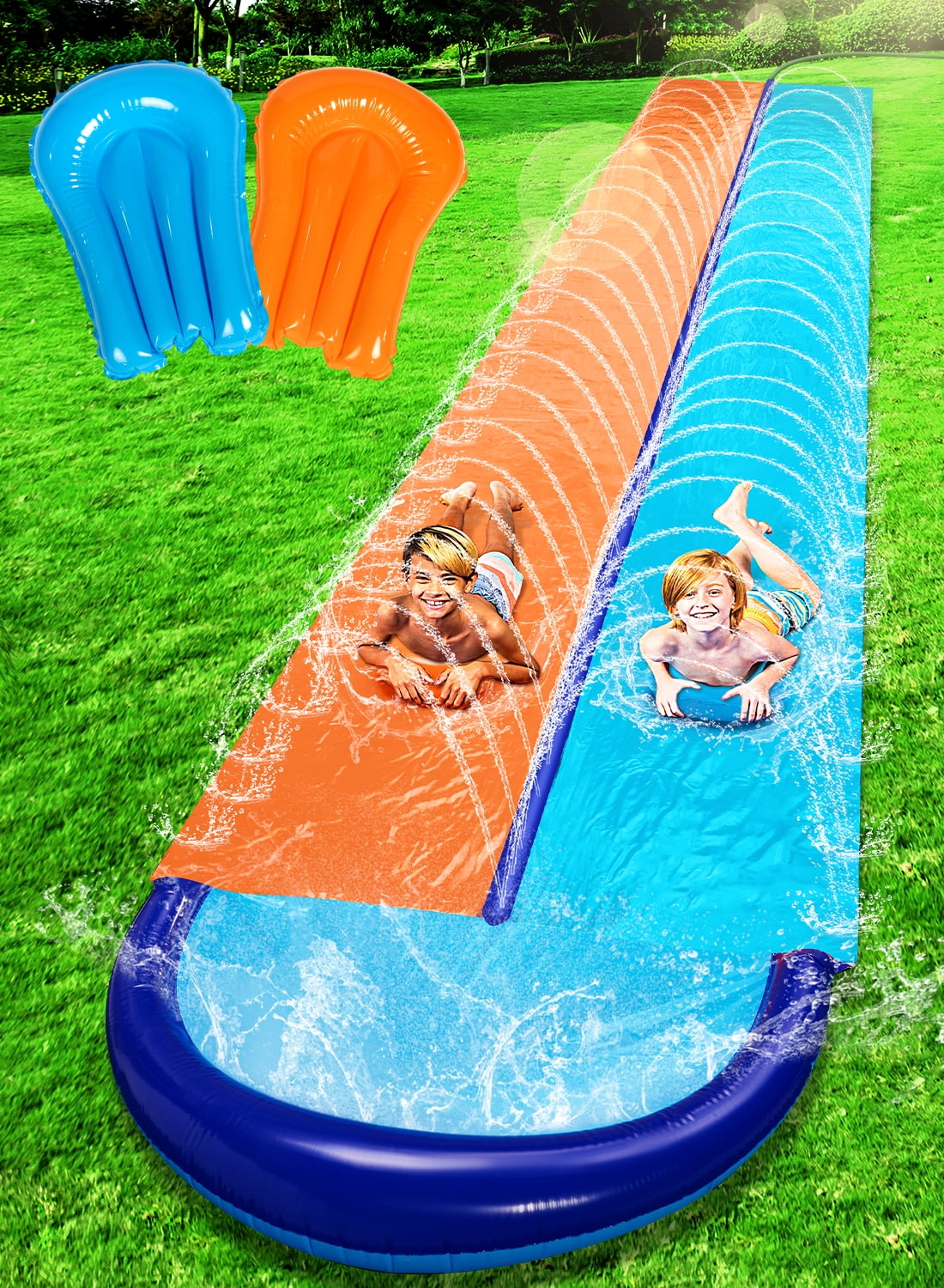 22.5 Ft Triple Water Slide Wit - مراجعة Kids Toys Entertainer وسعره