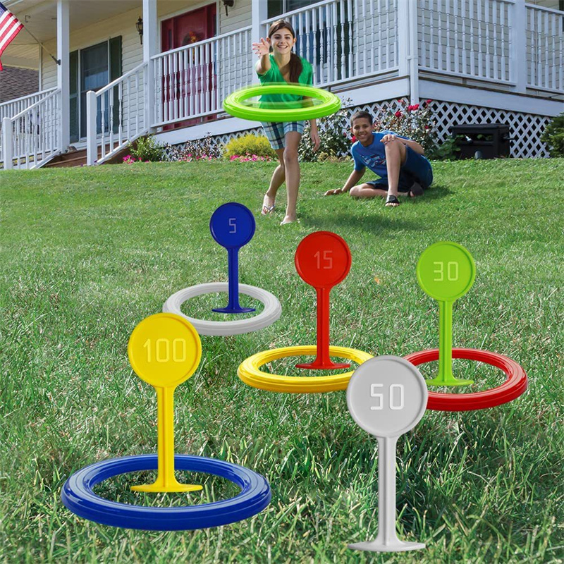 Plastic Ring Toss Game for Kid - مراجعة Kids Yard Toys وسعره