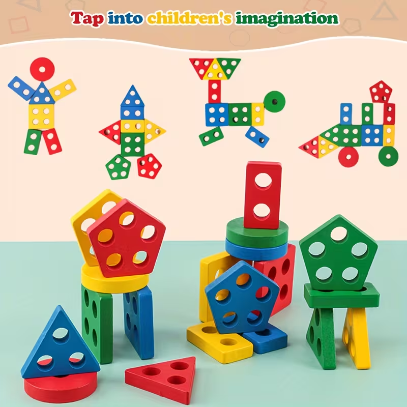 Montessori Wooden Games Baby T - مراجعة Kids Toys 2 Year Old وسعره