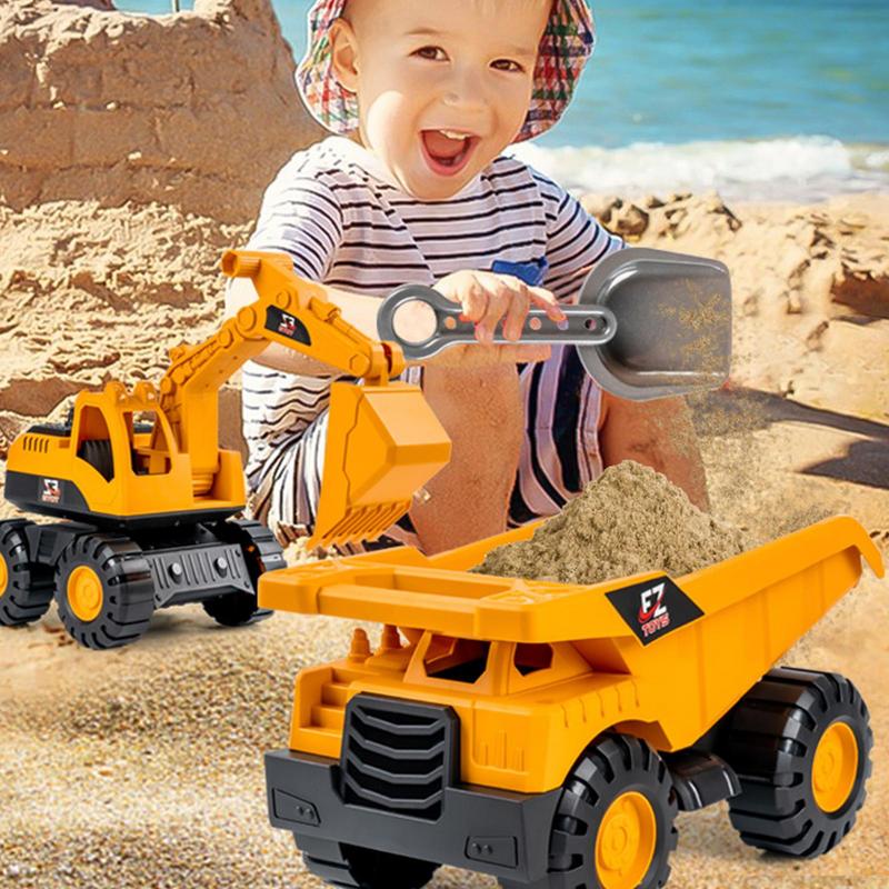 Excavator Dump Truck Model Toy - مراجعة Kids Toys Jcb وسعره