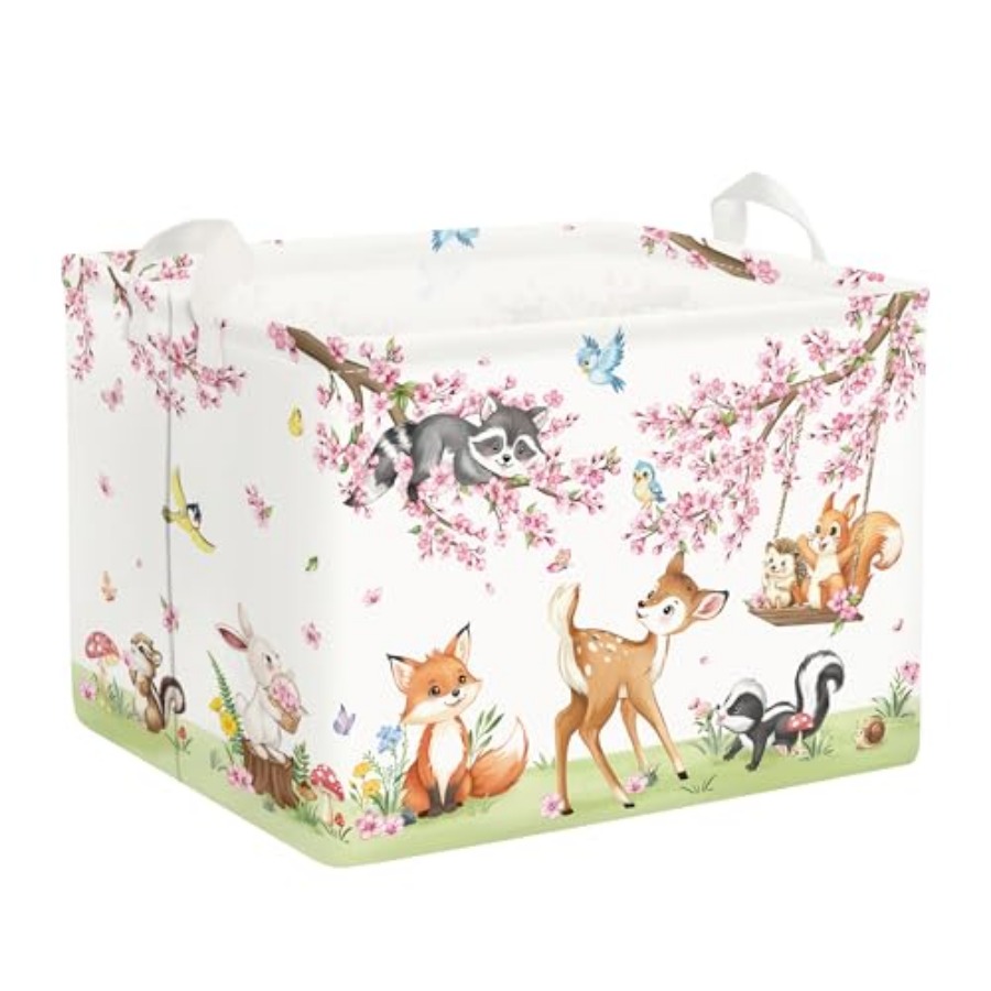 Forest Animal Baby Storage Bas - مراجعة Kids Toys Basket وسعره