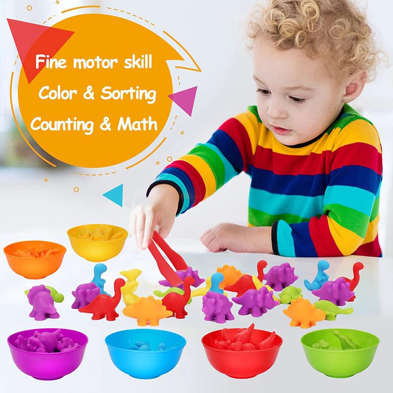 6 Plastic Bowls with 2 Tweezer - مراجعة Kids Toys 2 Year Old وسعره