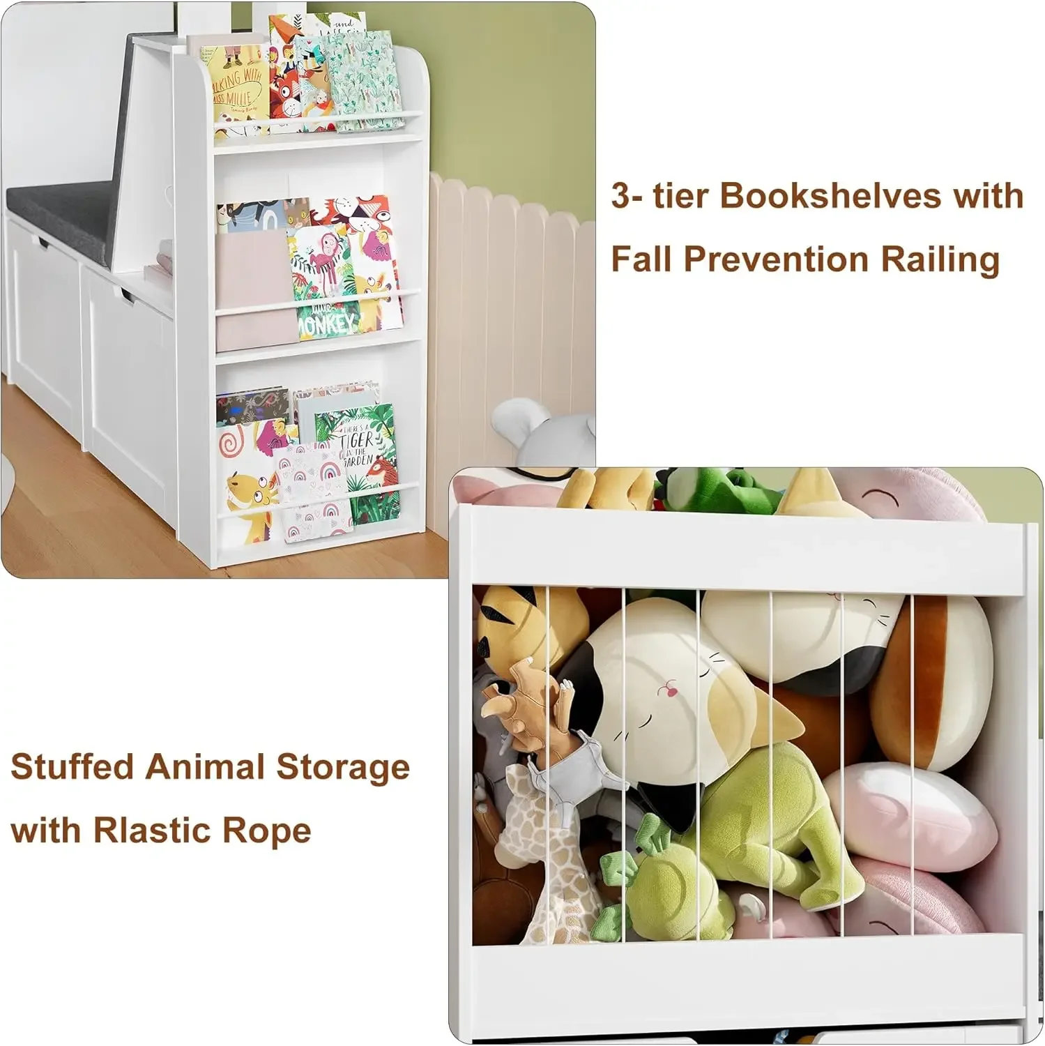 Kids Wooden Toy Storage Organi - مراجعة Kids Toys Drawers وسعره