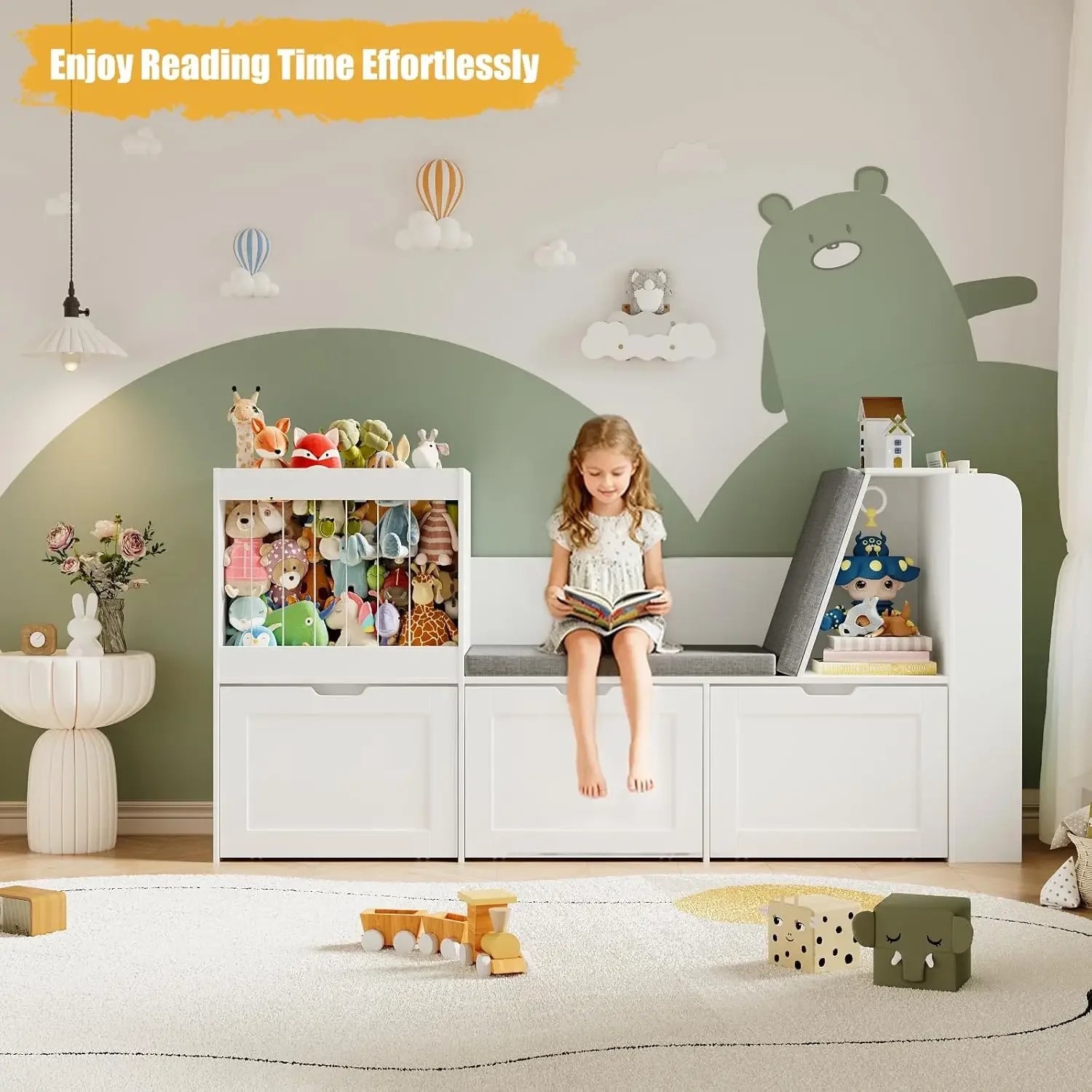 Kids Wooden Toy Storage Organi - مراجعة Kids Toys Drawers وسعره