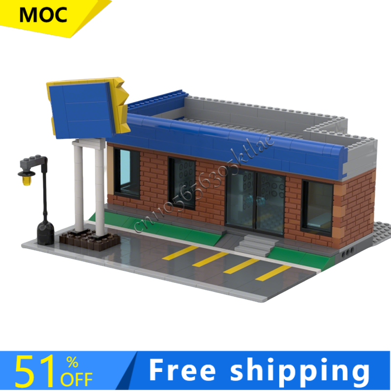 717PCS MOC City Street Views M - مراجعة Kids Toys Rental وسعره