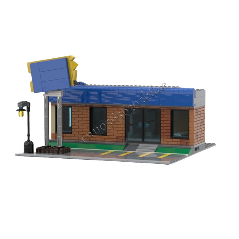 717PCS MOC City Street Views M - مراجعة Kids Toys Rental وسعره