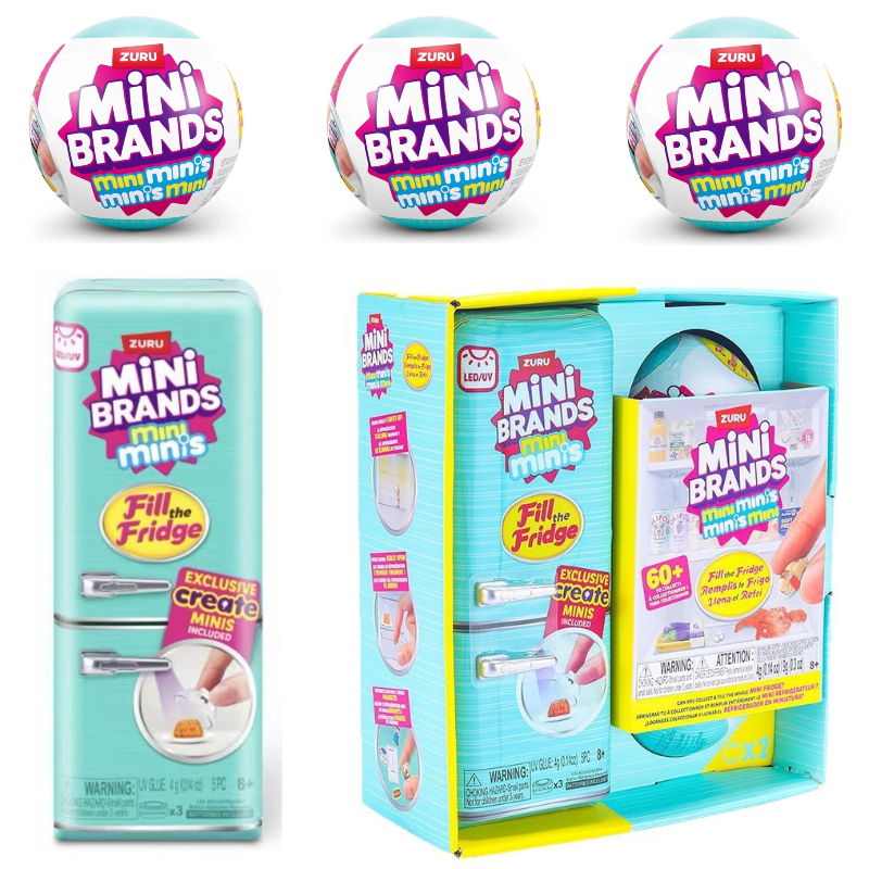 Zuru Mini Brands Fridge Blind  - مراجعة Kids Toys Brand وسعره