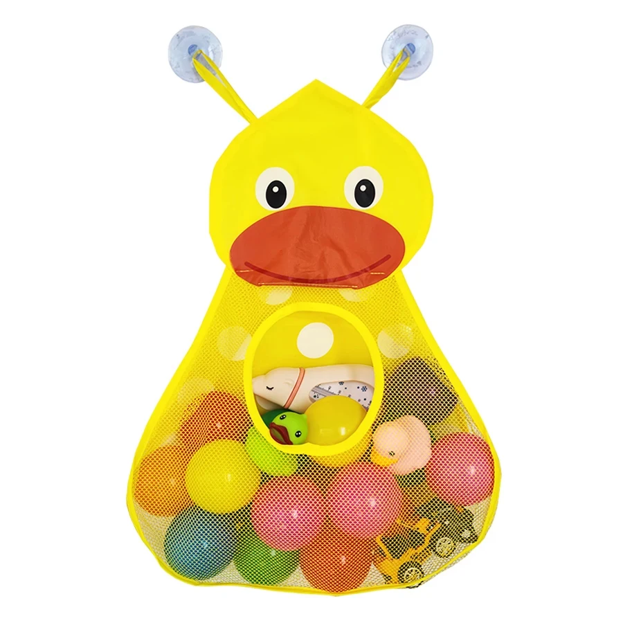 Duck Frog Baby Bath Toy Storag - مراجعة Kids Toys Basket وسعره
