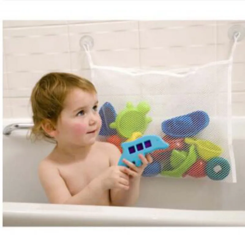 Baby Bathroom Mesh Bath Bag Ki - مراجعة Kids Toys Basket وسعره