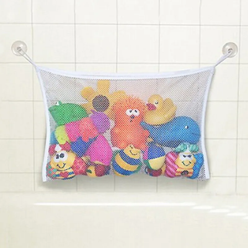 Baby Bathroom Mesh Bath Bag Ki - مراجعة Kids Toys Basket وسعره