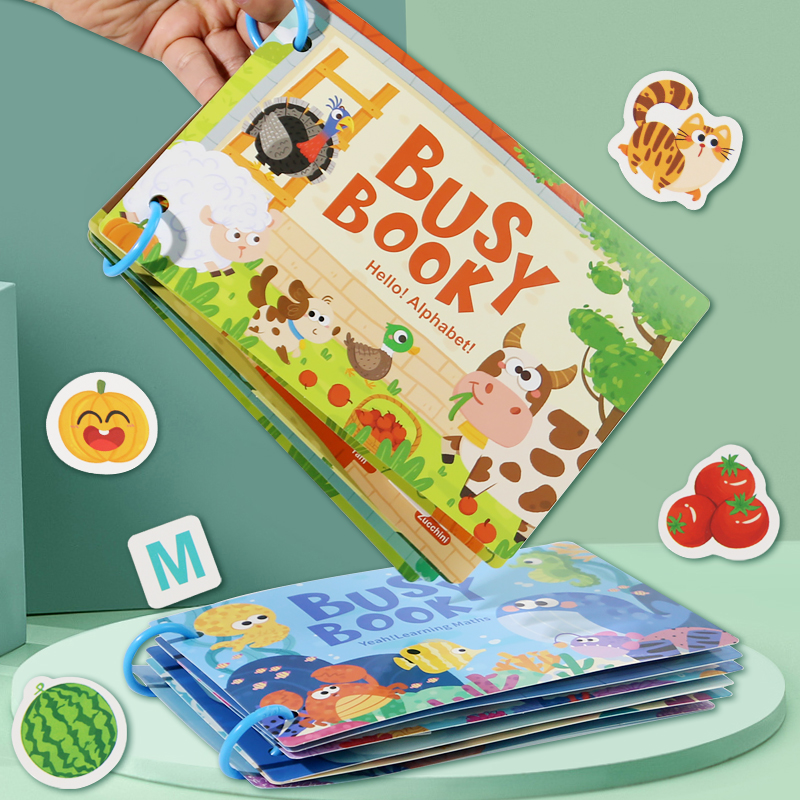 Montessori Baby Busy book My F - مراجعة Kids Toys 2 Year Old وسعره