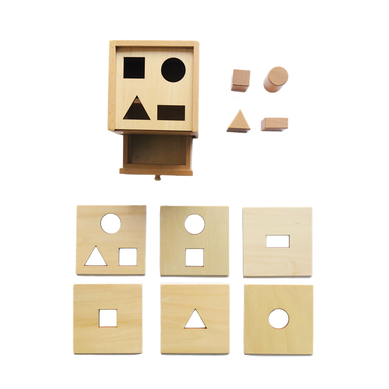Geometric Box w/ Drawer & Exch - مراجعة Kids Toys Drawers وسعره
