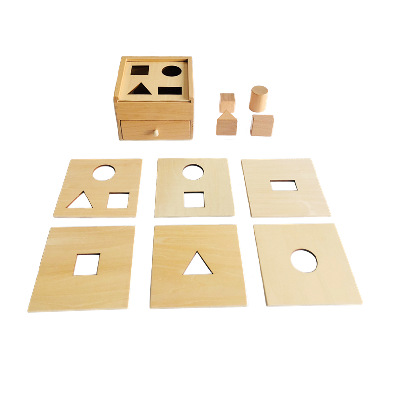 Geometric Box w/ Drawer & Exch - مراجعة Kids Toys Drawers وسعره