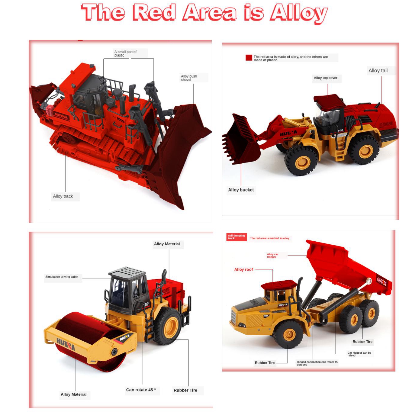 HUINA 1:50 Truck Toy Diecast M - مراجعة Kids Toys Under 50 وسعره
