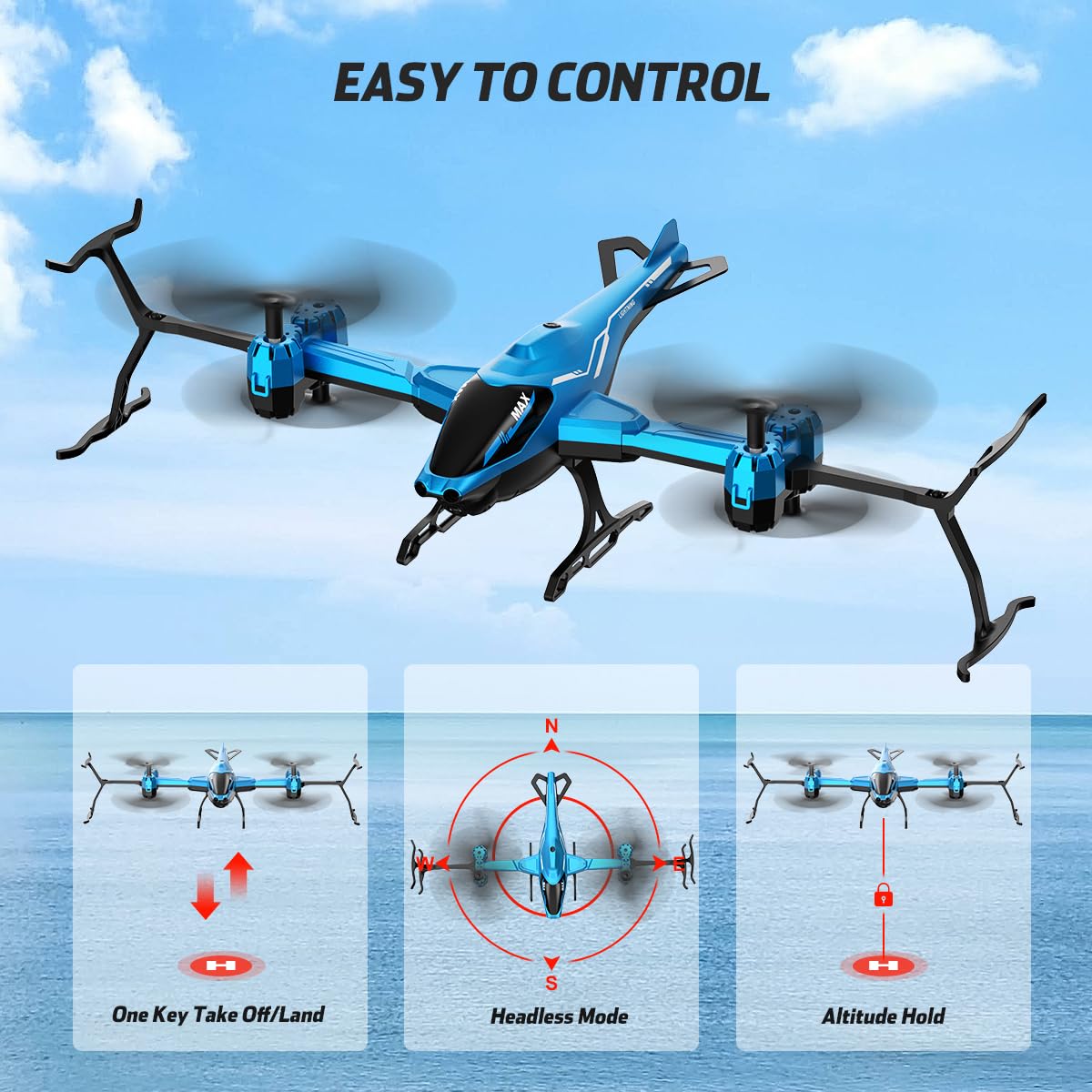 VATOS Super All in 1 Remote Co - مراجعة Kids Toys Helicopter وسعره