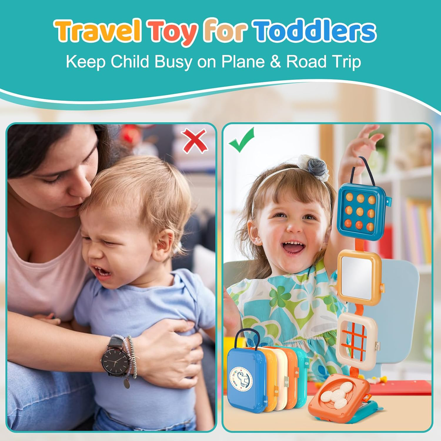 Montessori Toys Busy Board Bab - مراجعة Kids Toys 2 Year Old وسعره