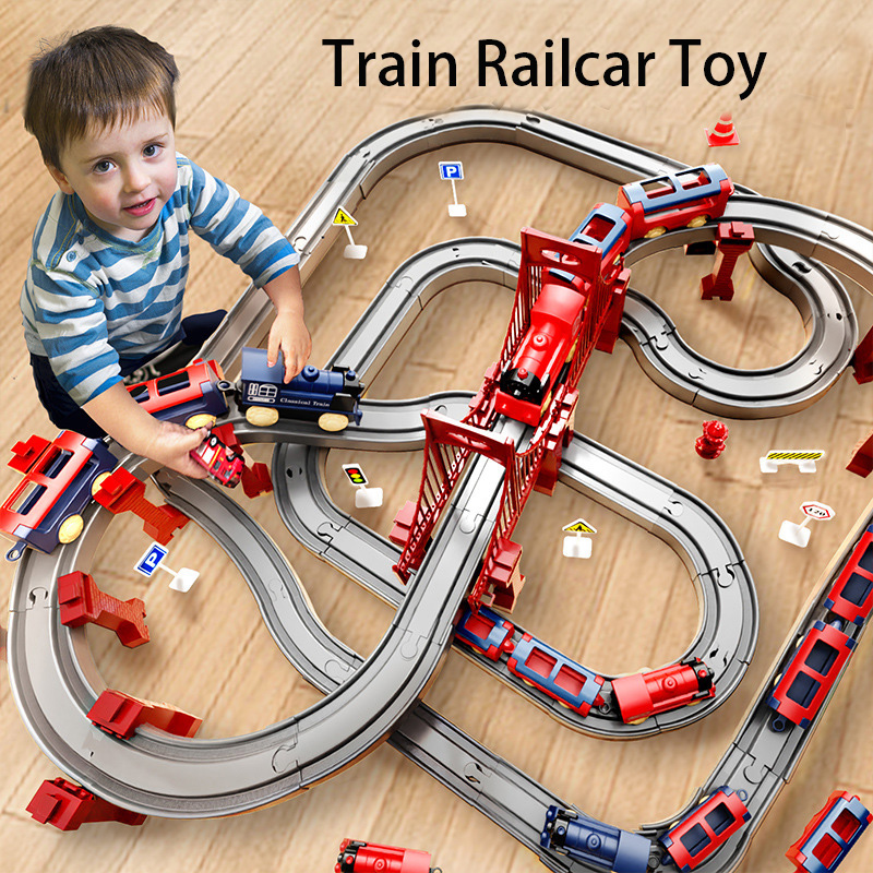 44Pcs/set Electric Train Track - مراجعة Kids Toys Under 1 Year وسعره